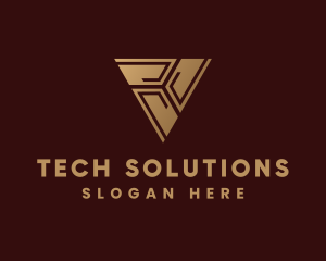 Venture Capital - Consultant Company Triangle logo design