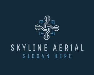 Aerial - Aerial Drone Technology logo design