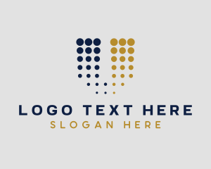 Dots - Generic Agency Letter U logo design