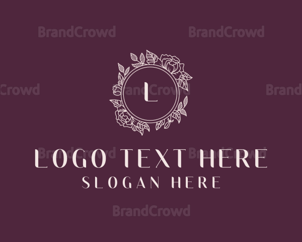 Elegant Floral Garden Logo