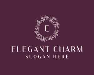 Elegant Floral Garden logo design