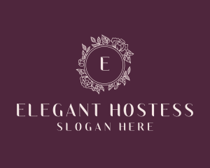 Elegant Floral Garden logo design