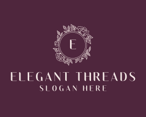 Elegant Floral Garden logo design