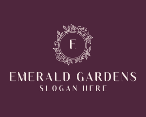 Elegant Floral Garden logo design