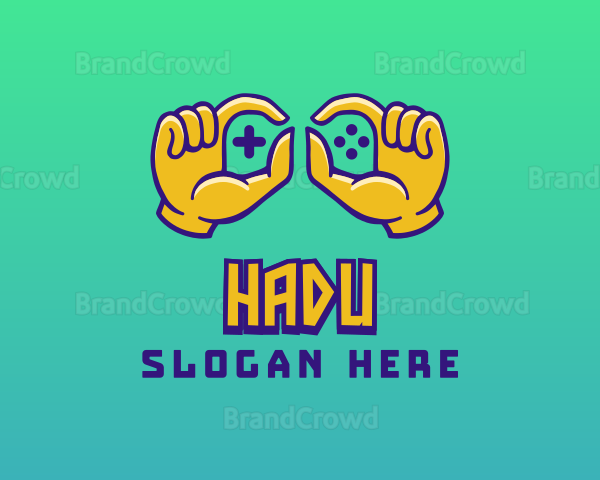 Game Controller Hands Logo