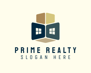 House Realty Window logo design