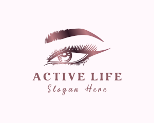 Aesthetic Eye Makeup Logo