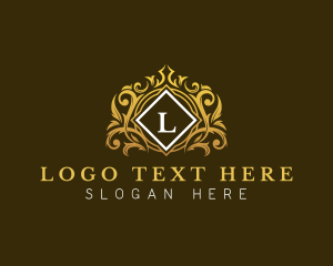 Wealth - Luxurious Crown Monarchy logo design