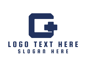 Plus - Modern Letter G Plus logo design