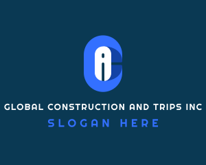 Initial - Generic Oval Shape Agency logo design