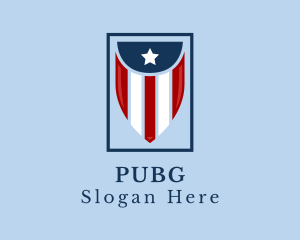 Politician - American Banner Flag logo design