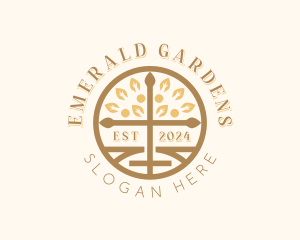 Organic Botanical Gardening logo design