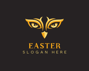 Hooter - Owl Eye Aviary logo design