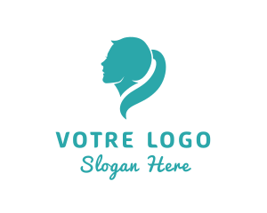 Beautiful - Woman Beauty Styling logo design