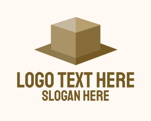 Logistic Services - Simple Cardboard Box logo design