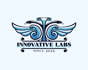 Caduceus Wellness Lab logo design