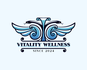 Caduceus Wellness Lab logo design