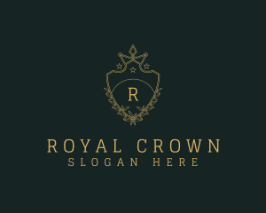 Luxury Crown Shield logo design