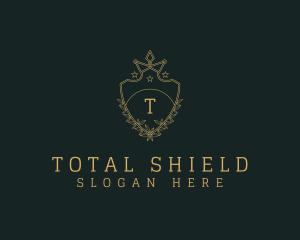 Luxury Crown Shield logo design