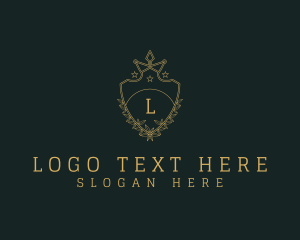 Luxury Crown Shield Logo