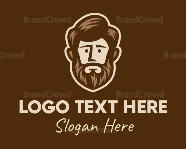 Beard Man Grooming Logo