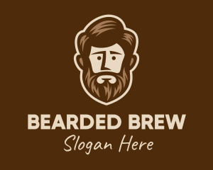 Bearded - Lush Beard Man logo design