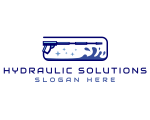 Hydraulic - Power Washing Cleaning logo design