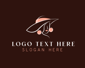 Hat - Stylist Fashion Lady logo design