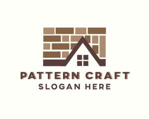 Residential Roof Tiles Pattern logo design