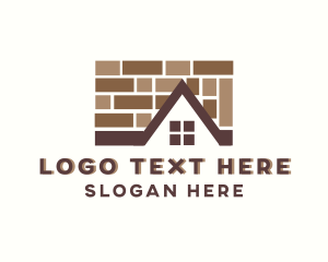 Residential Roof Tiles Pattern Logo