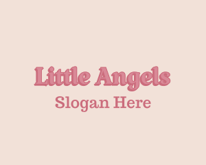 Girly Pastel Wordmark Logo