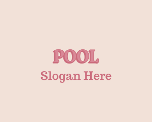 Girly Pastel Wordmark Logo