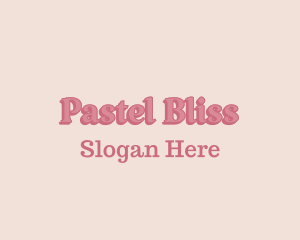 Pastel - Girly Pastel Wordmark logo design