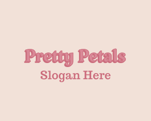 Girly - Girly Pastel Wordmark logo design