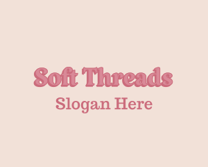 Girly Pastel Wordmark logo design