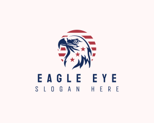 National American Eagle logo design