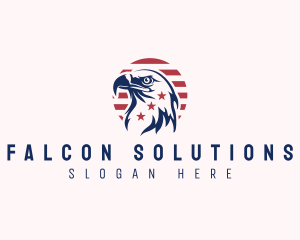 National American Eagle logo design