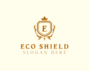 Luxury Crown Shield logo design