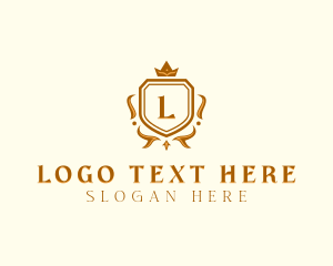 Crown - Luxury Crown Shield logo design