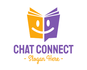 Chat - Preshool Book Chat logo design