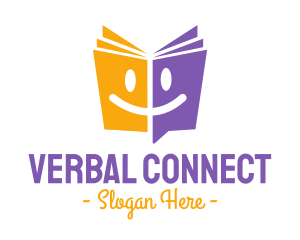 Language - Preshool Book Chat logo design