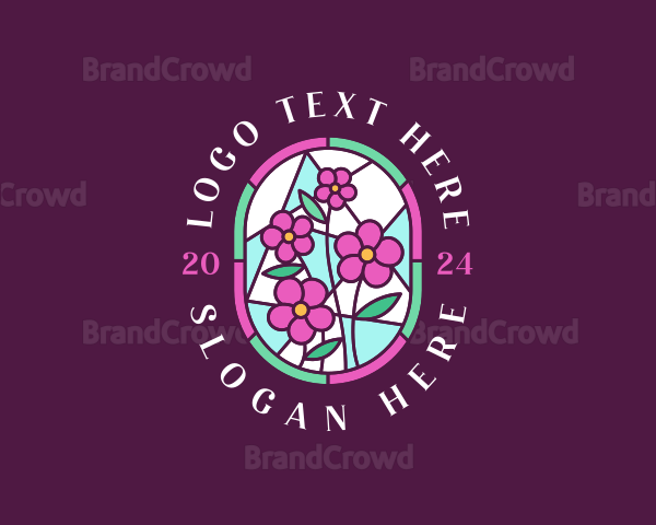 Flower Mosaic Floral Logo