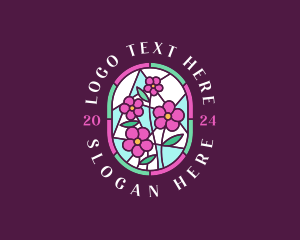 Flower Mosaic Floral Logo