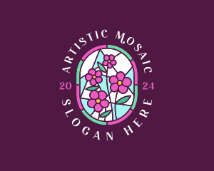 Mosaic - Flower Mosaic Floral logo design