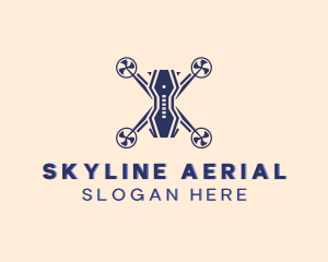 Aerial Photographer Drone logo design