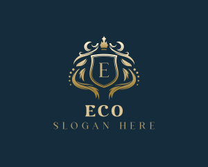 Ornament - Luxury Crown Shield logo design