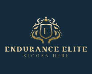 Luxury Crown Shield logo design