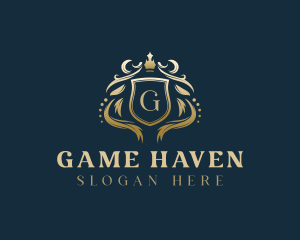 Sovereign - Luxury Crown Shield logo design