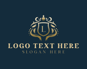 Sovereign - Luxury Crown Shield logo design