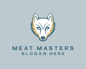Animal Wolf Dog logo design
